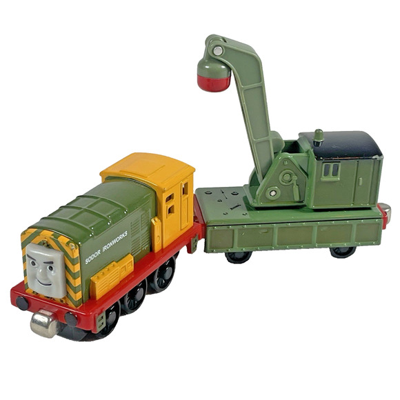 Thomas & Friends Die Cast 2003 Breakdown Train 2005 Iron Arry Yellow Green Vtg - Picture 1 of 7